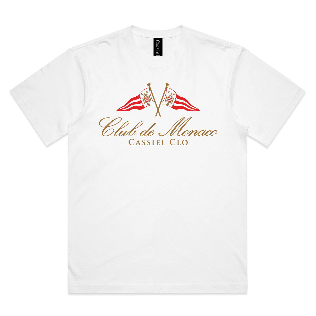 Cassiel Clo Club De Monaco Box White Tee