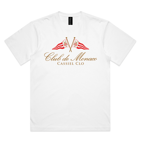 Cassiel Clo Club De Monaco Box White Tee