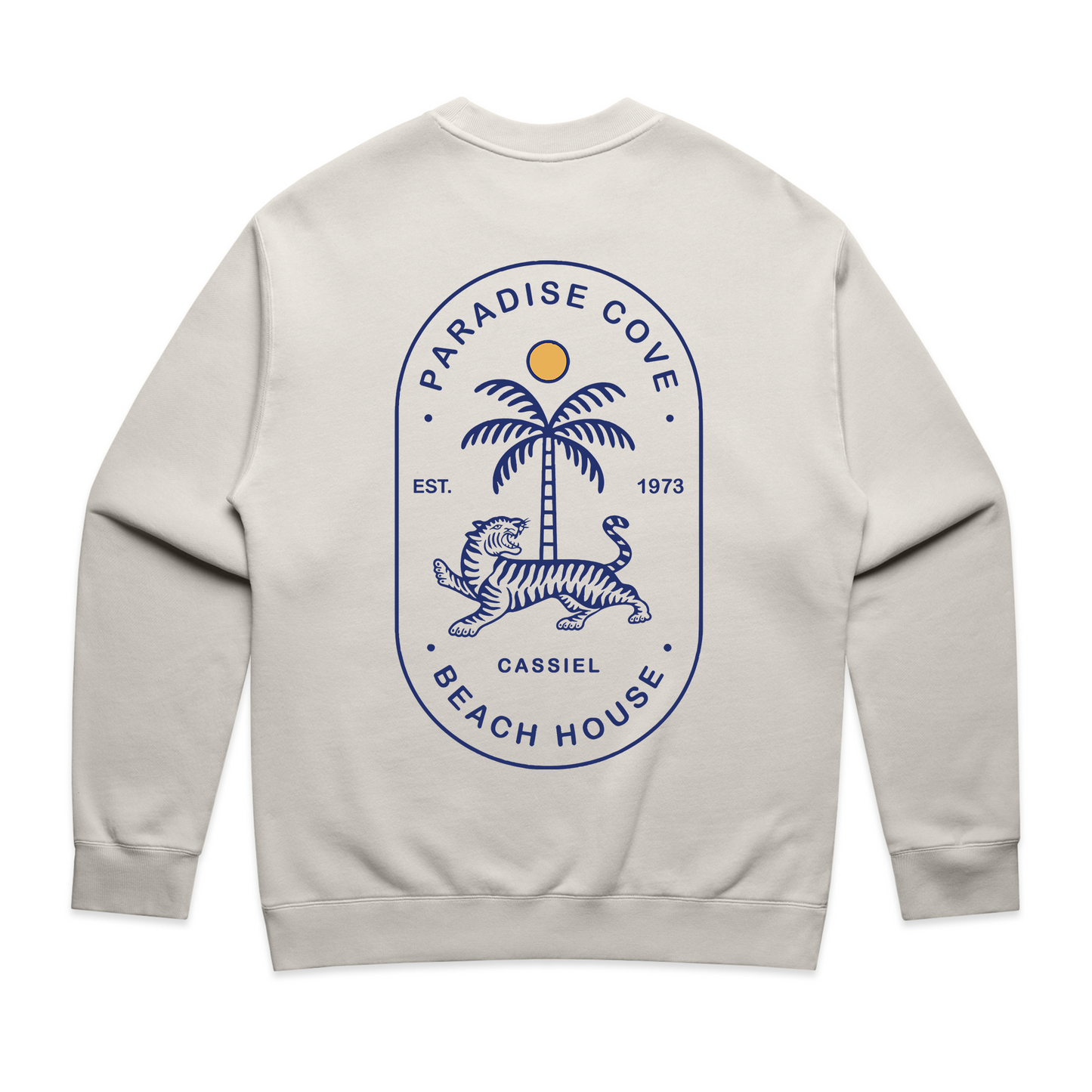 Cassiel Clo Paradise Cove Bone Sweatshirt