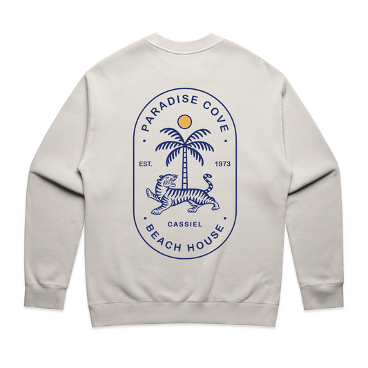 Cassiel Clo Paradise Cove Bone Sweatshirt