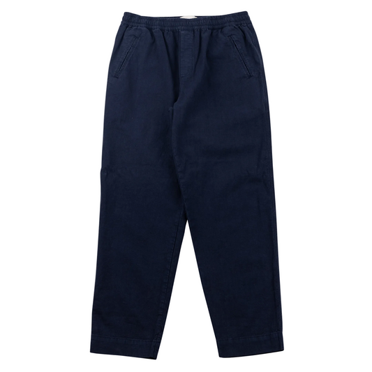 Folk Drawcord Assembly Linen Cotton Navy Trouser