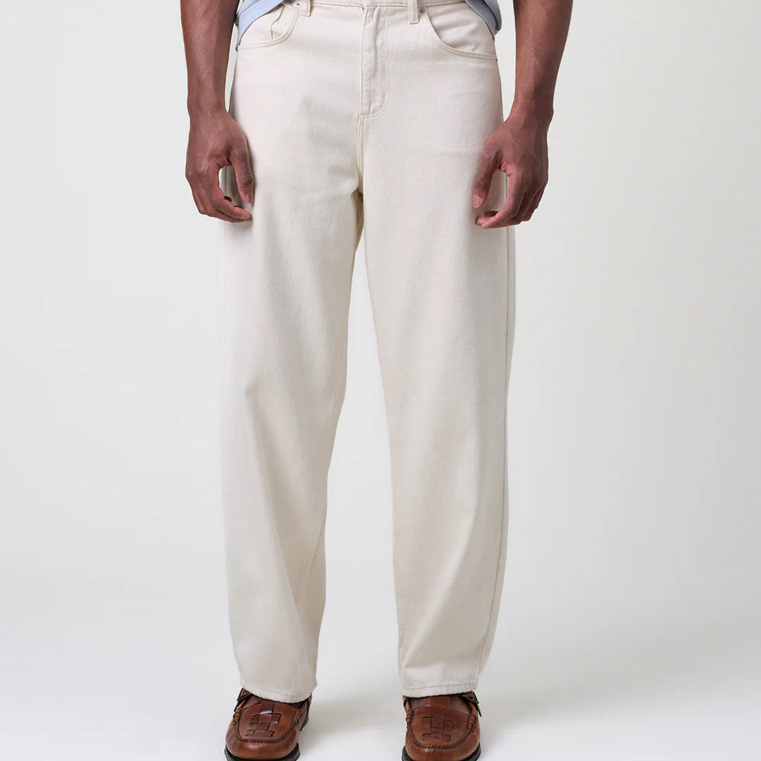 Wax London Felix Ecru Denim Loose Fit Jean