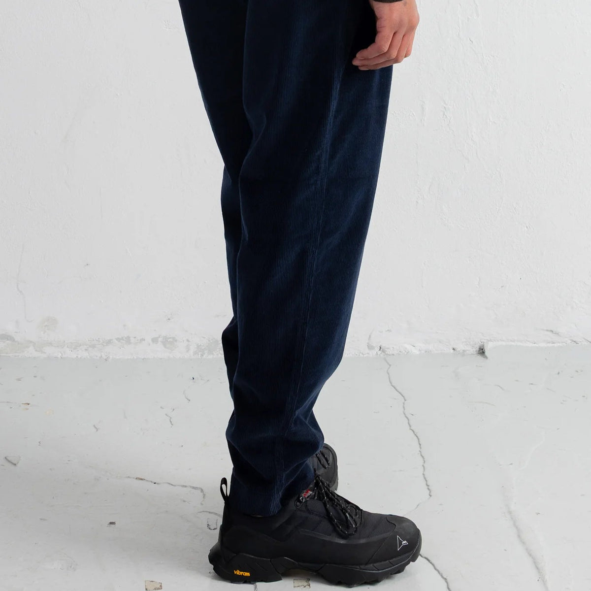 Folk Deep Navy Cord Drawcord Assembly Pant