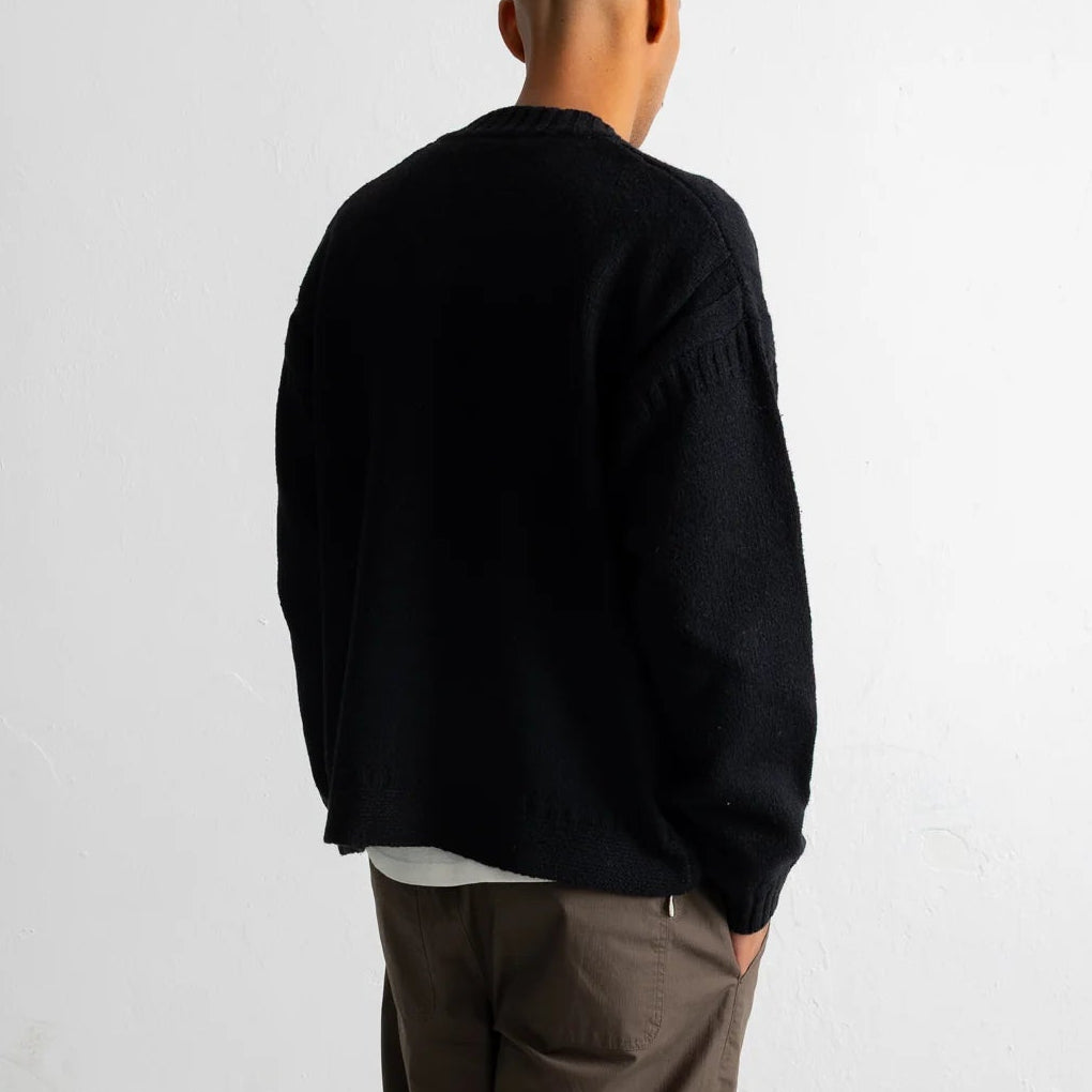 Folk Knitted Black Jacket