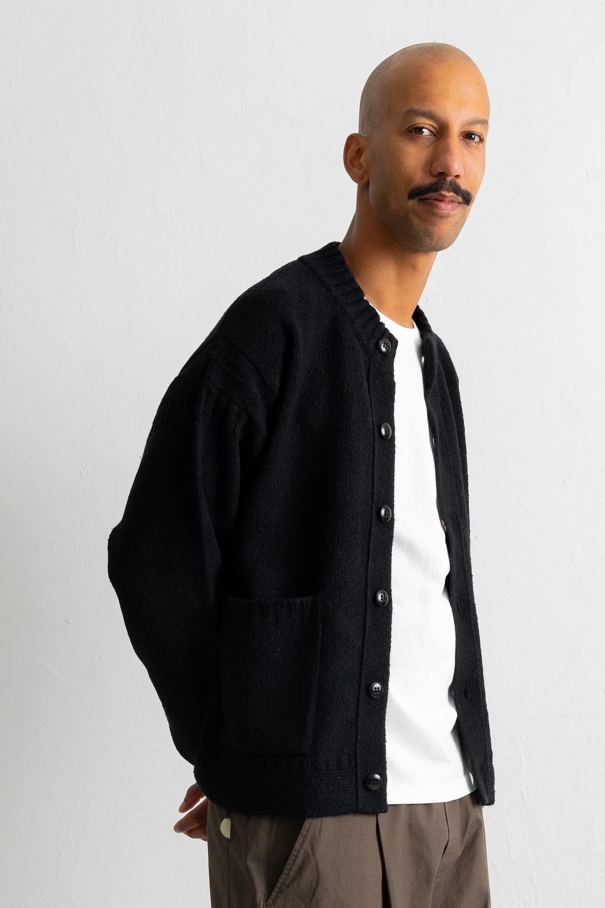 Folk Knitted Black Jacket