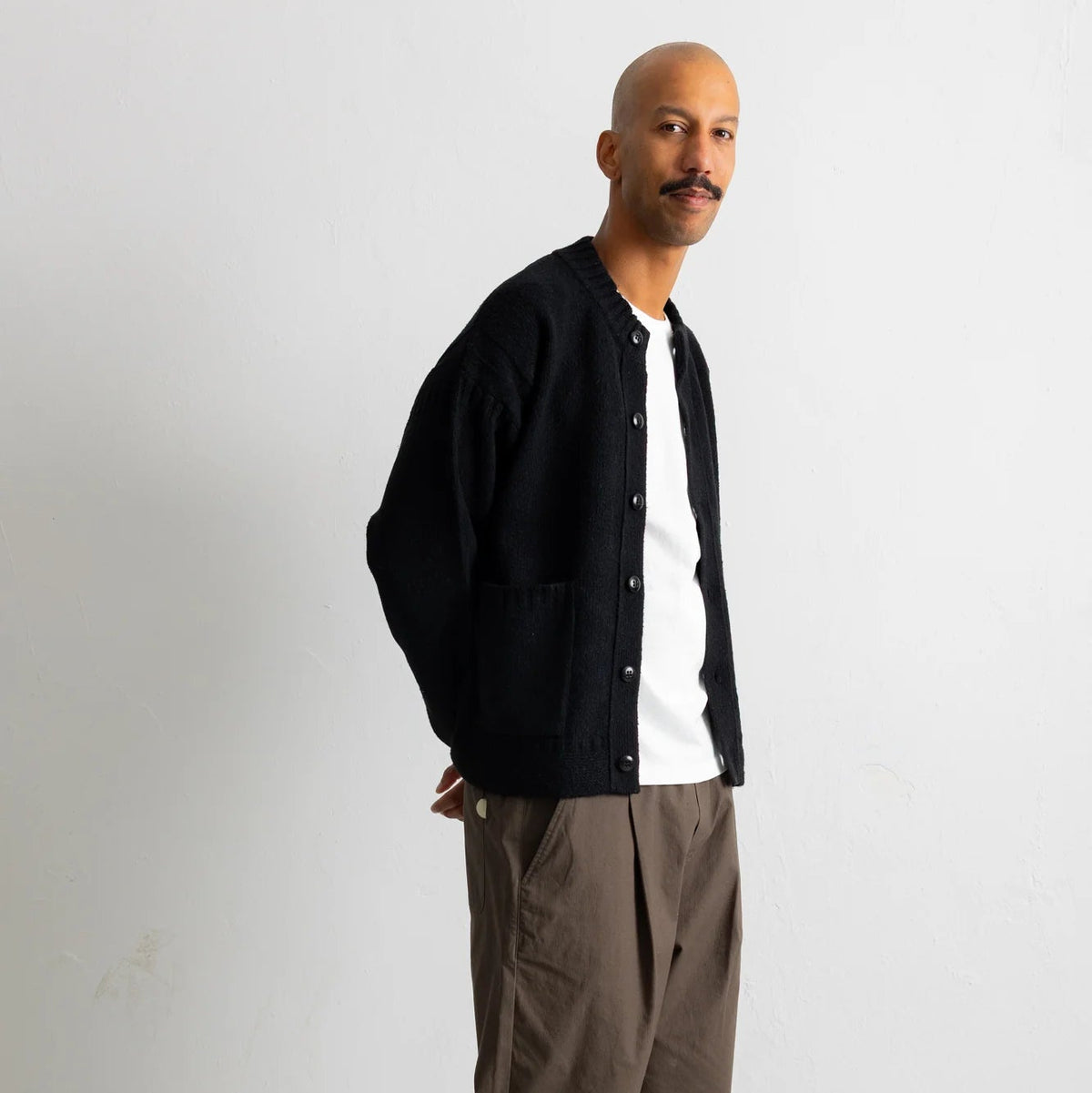 Folk Knitted Black Jacket