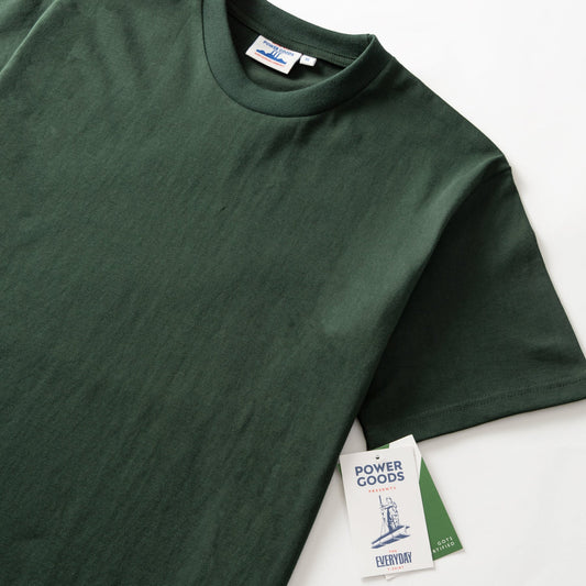 Power Goods Super Weight Forest Green Tee