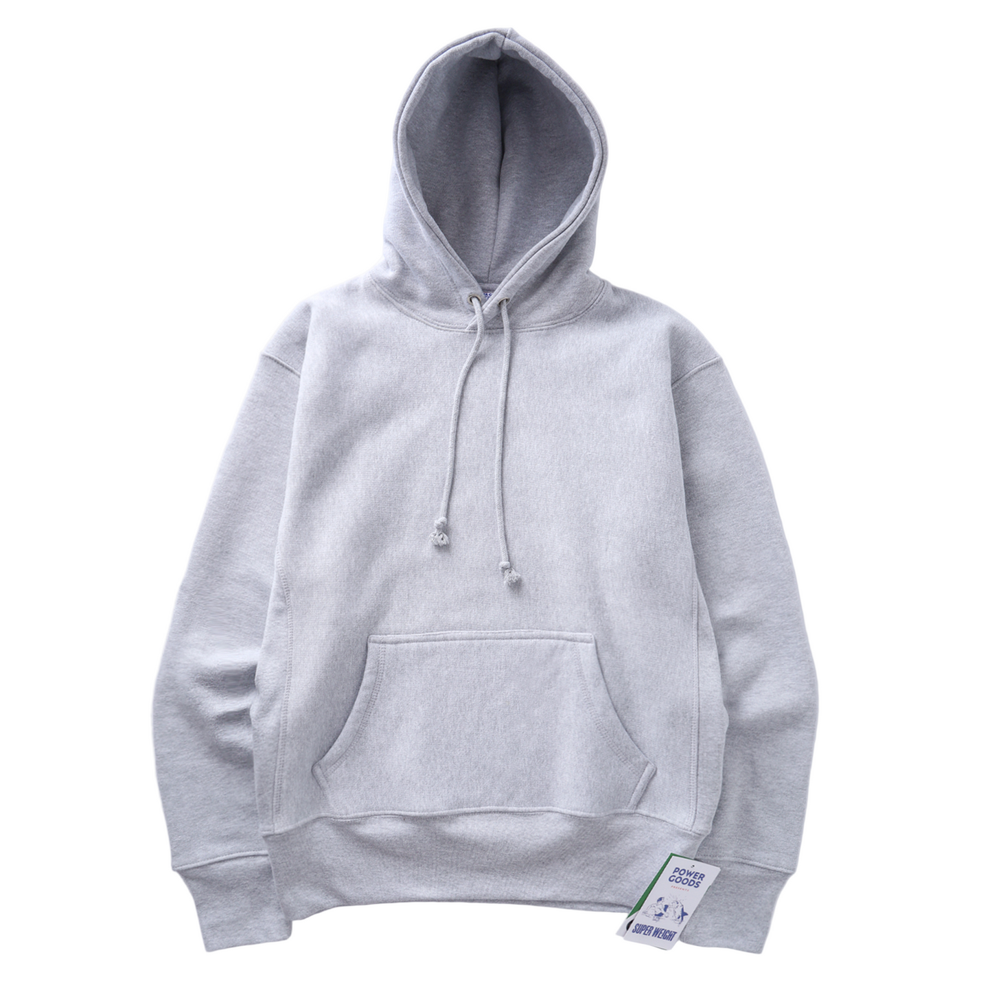Power Goods Super Weight Heather Grey Hoodie