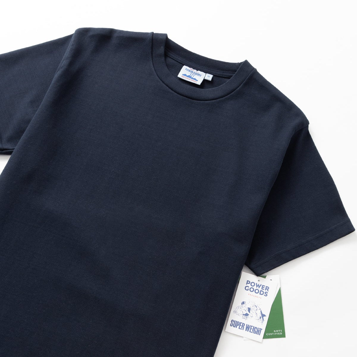 Power Goods Super Weight Navy Tee