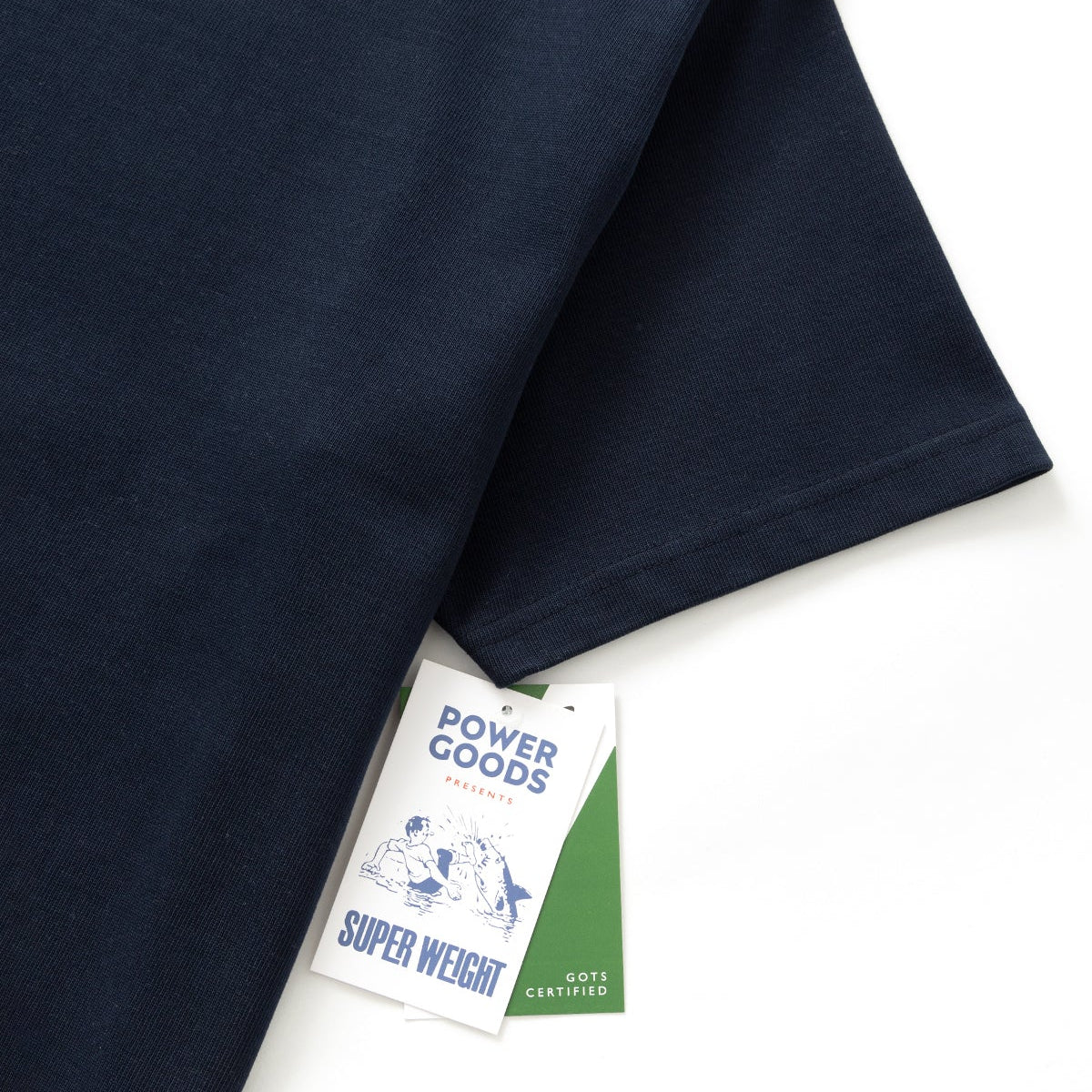 Power Goods Super Weight Navy Tee
