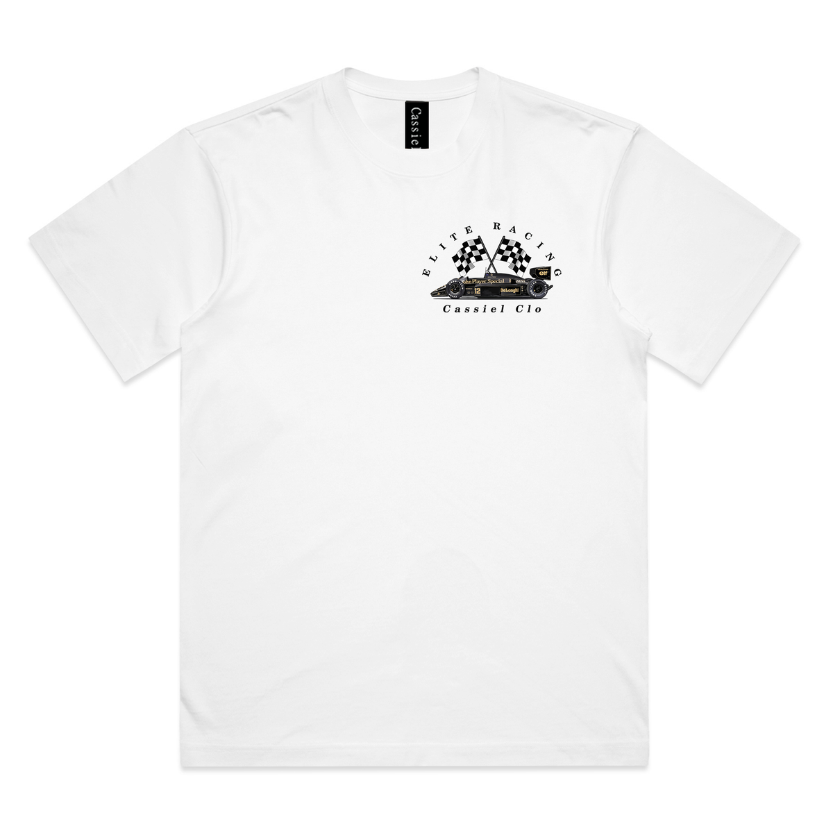 Cassiel Clo Elite Racing Box White Tee