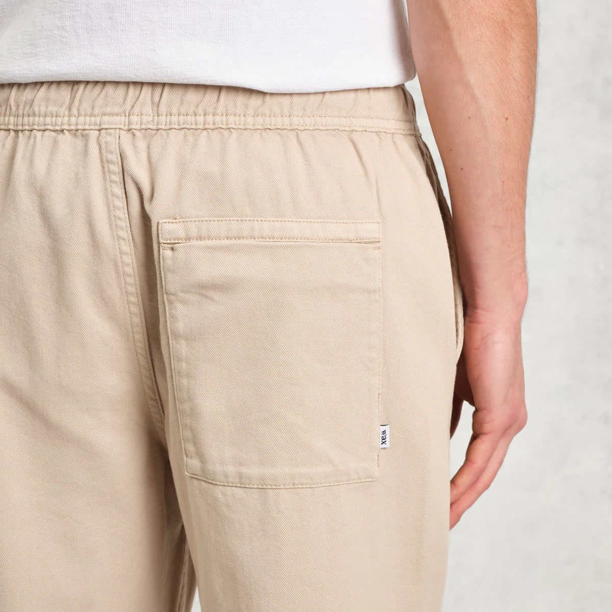 Wax London Kurt Cotton Twill Stone Trouser