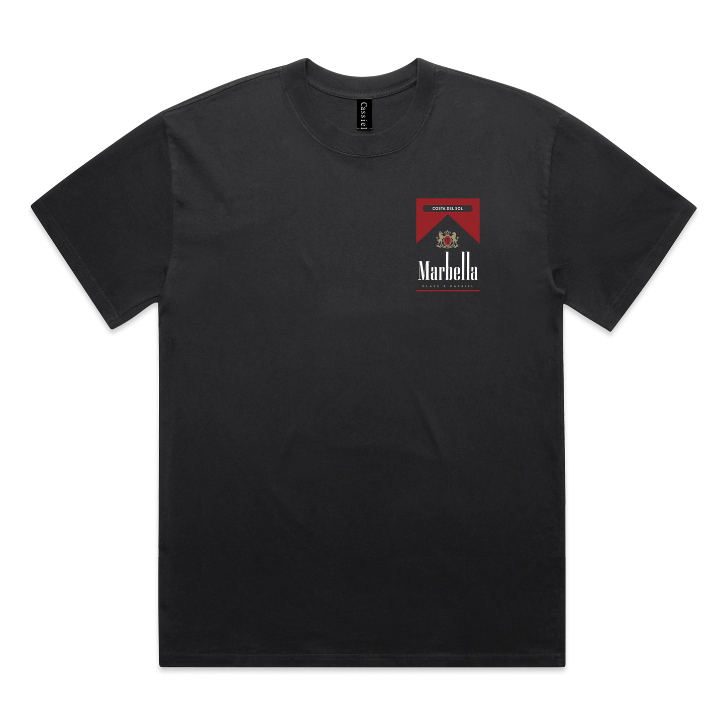 Cassiel Clo Marbella Faded Black Tee