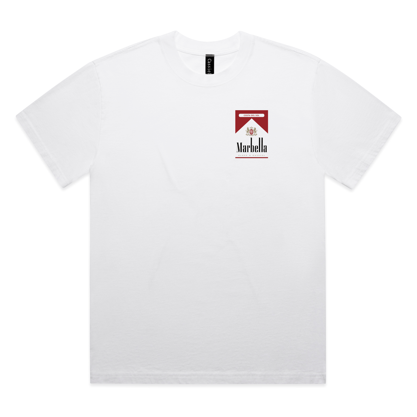 Cassiel Clo Marbella Faded White Tee