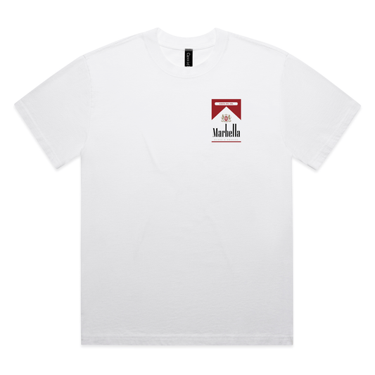 Cassiel Clo Marbella Faded White Tee