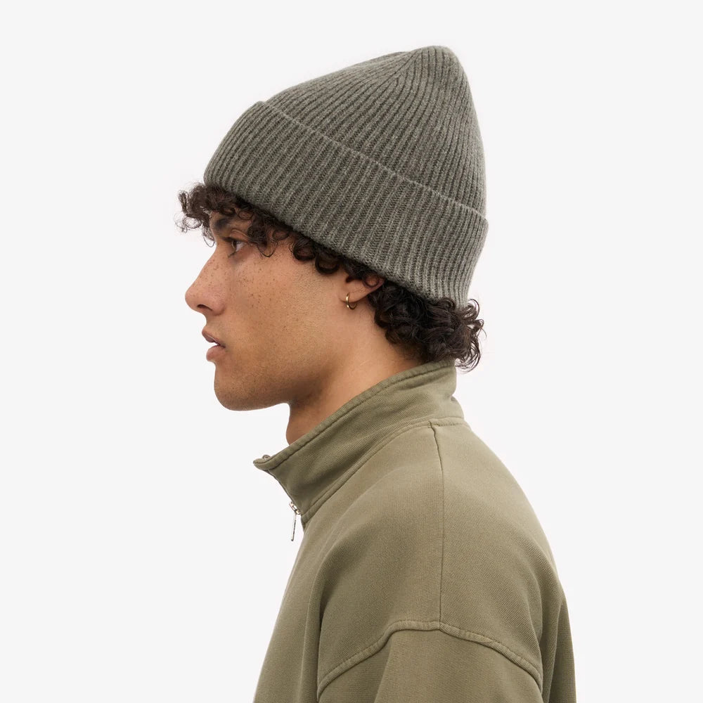 Colorful Standard Merino Wool Dusty Olive Beanie