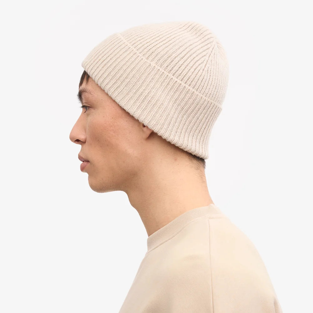 Colorful Standard Merino Wool Ivory White Beanie