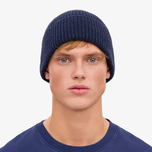 Colorful Standard Merino Wool Marine Blue Beanie