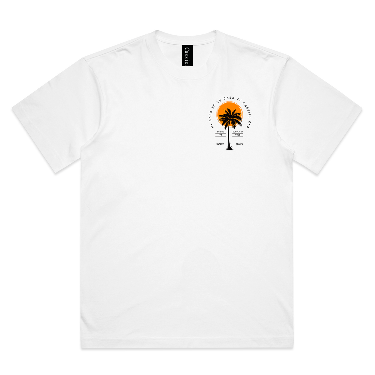 Cassiel Clo Mi Casa Box White Tee
