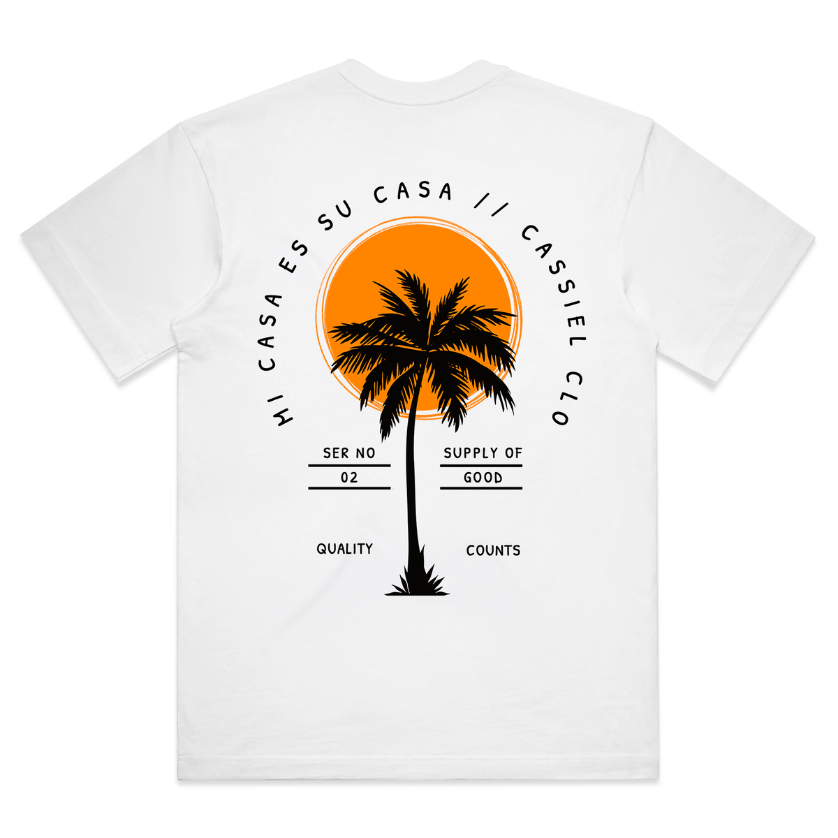 Cassiel Clo Mi Casa Box White Tee