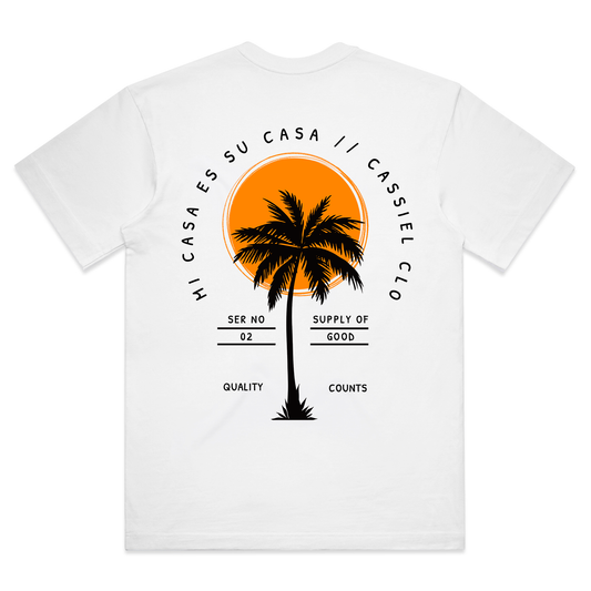 Cassiel Clo Mi Casa Box White Tee