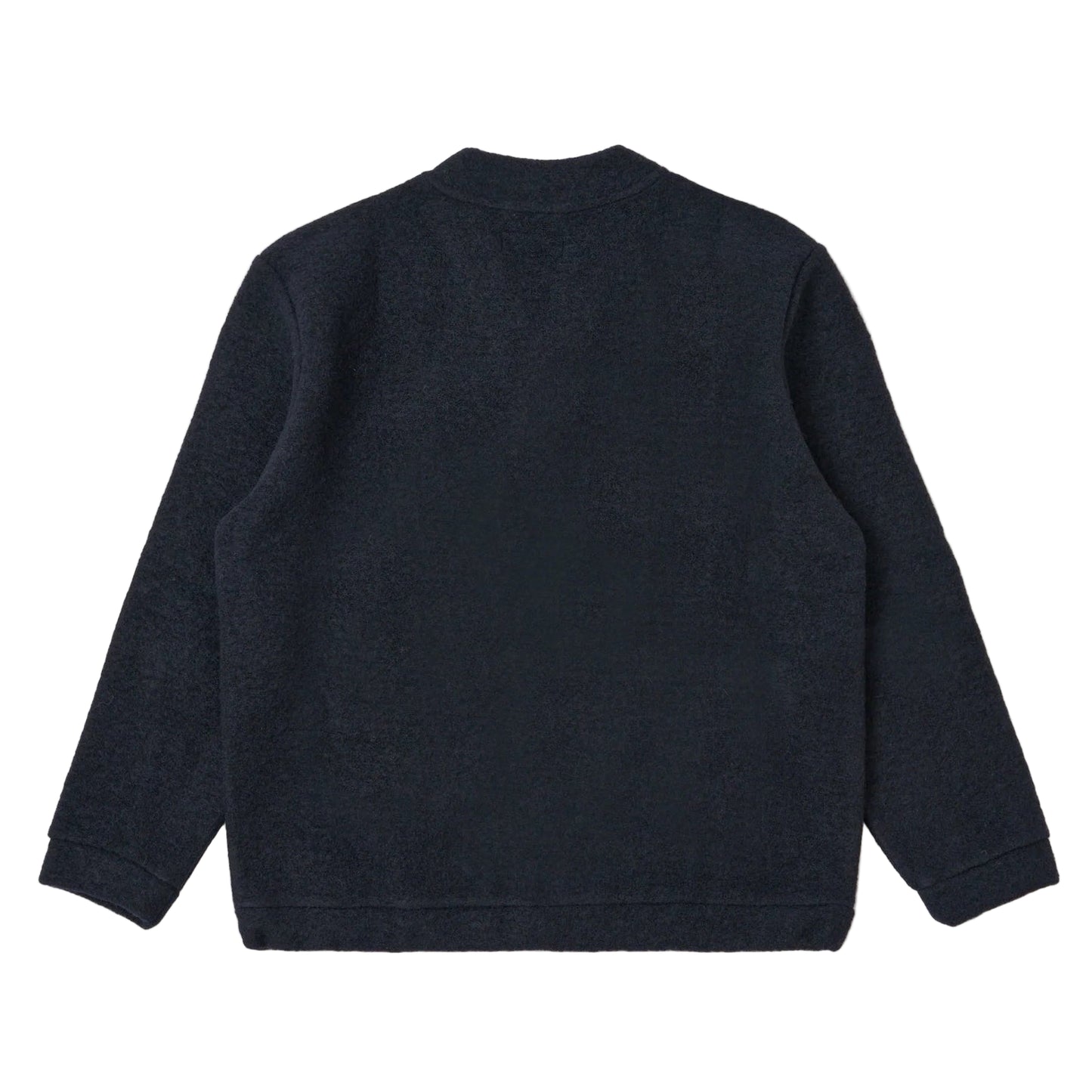 Universal Works Advance Wool Fleece Navy Cardigan