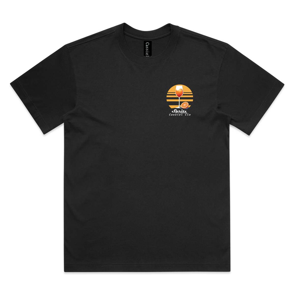 Cassiel Clo Spritz Box Black Tee
