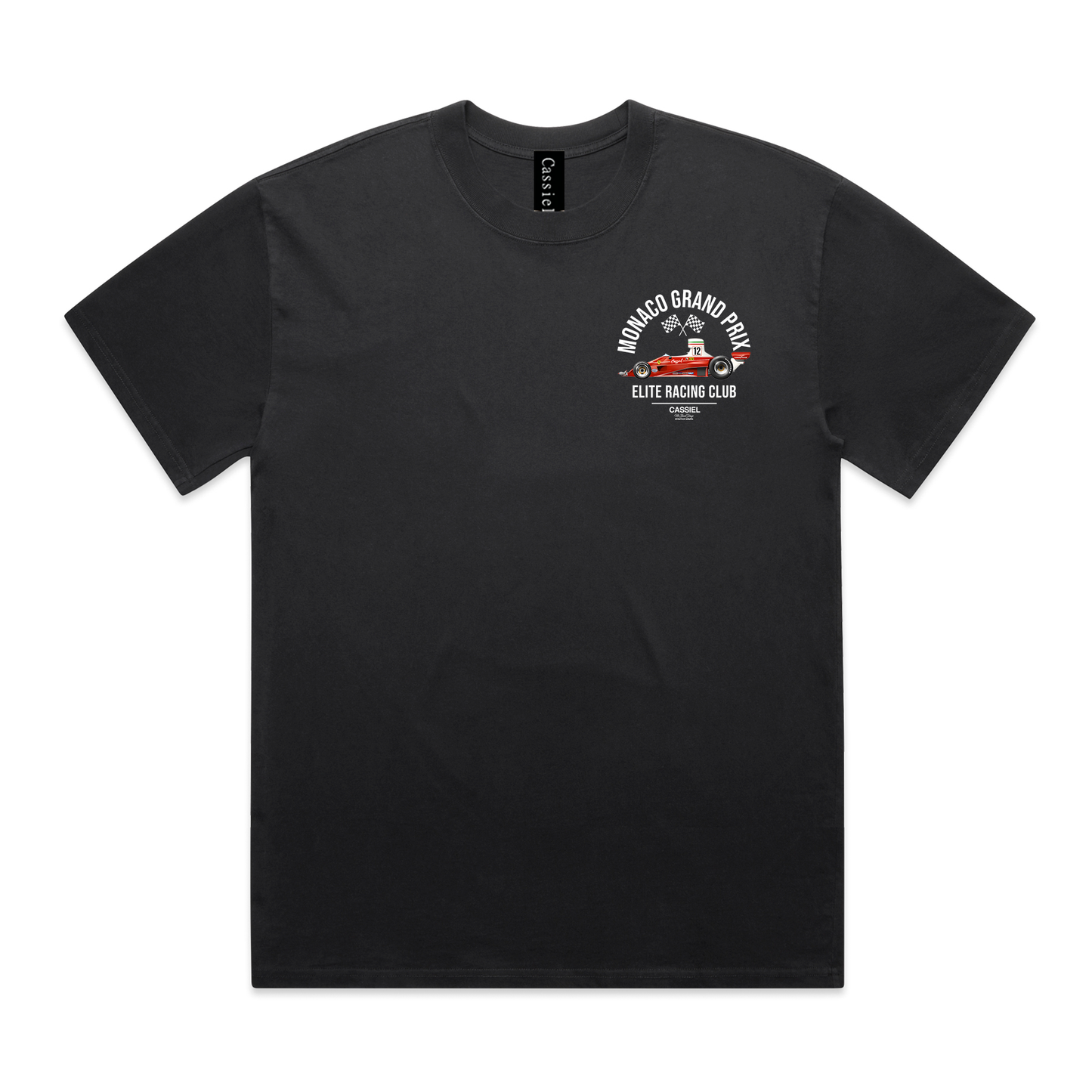 Cassiel Clo Monaco Grand Prix Faded Black Tee