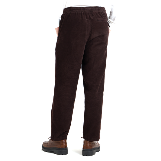 Wax London Tyne Cotton Corduroy Dark Brown Trouser
