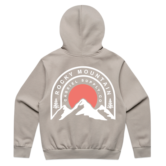 Cassiel Clo Rocky Mountain Mushroom Box Hoodie Sweatshirt