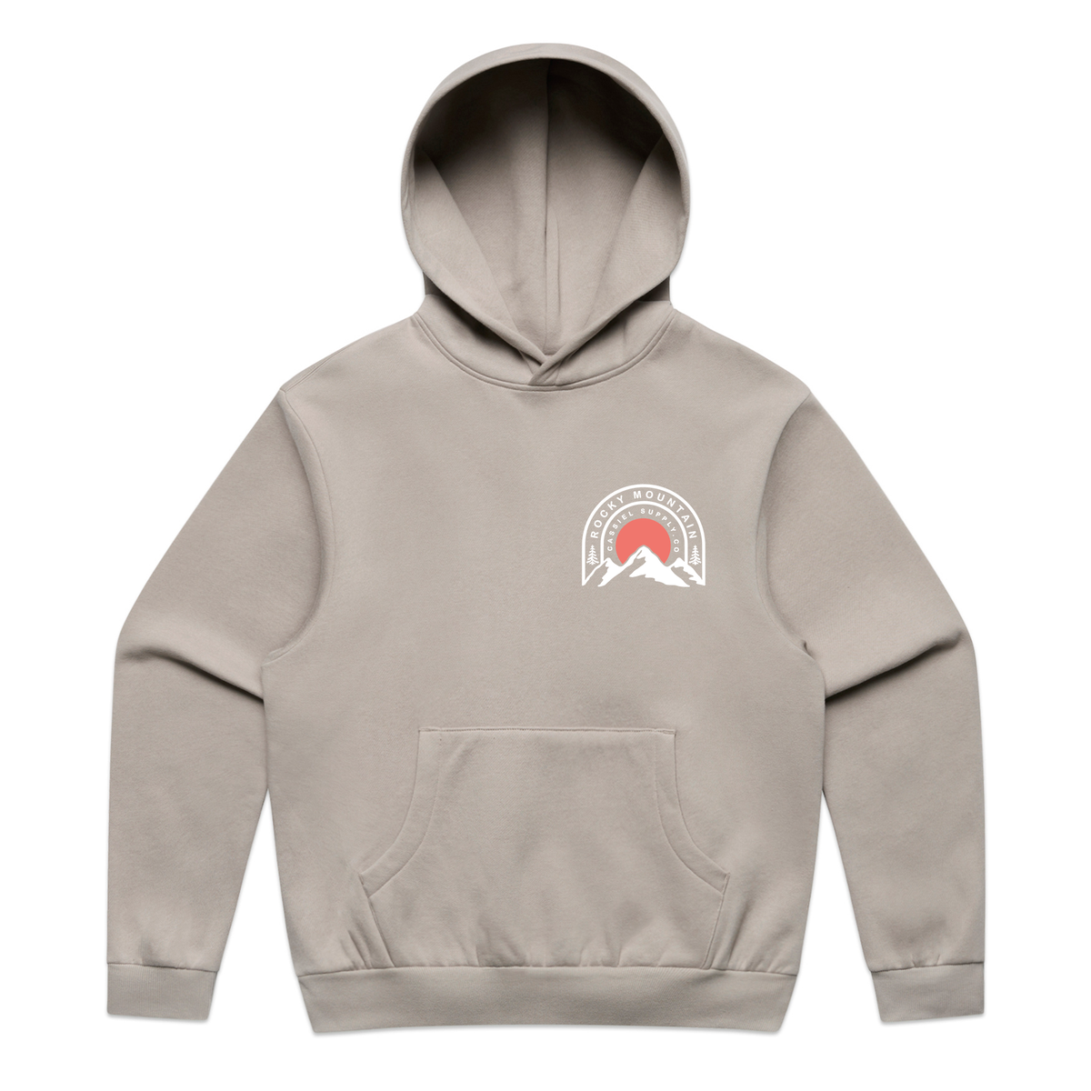 Cassiel Clo Rocky Mountain Mushroom Box Hoodie Sweatshirt
