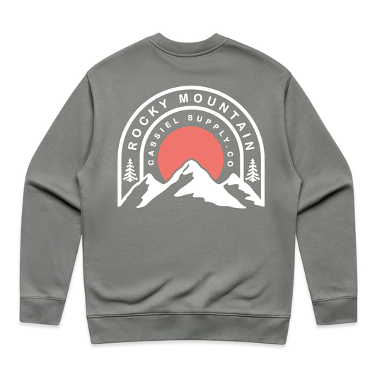 Cassiel Clo Rocky Mountain Steel Grey Sweatshirt