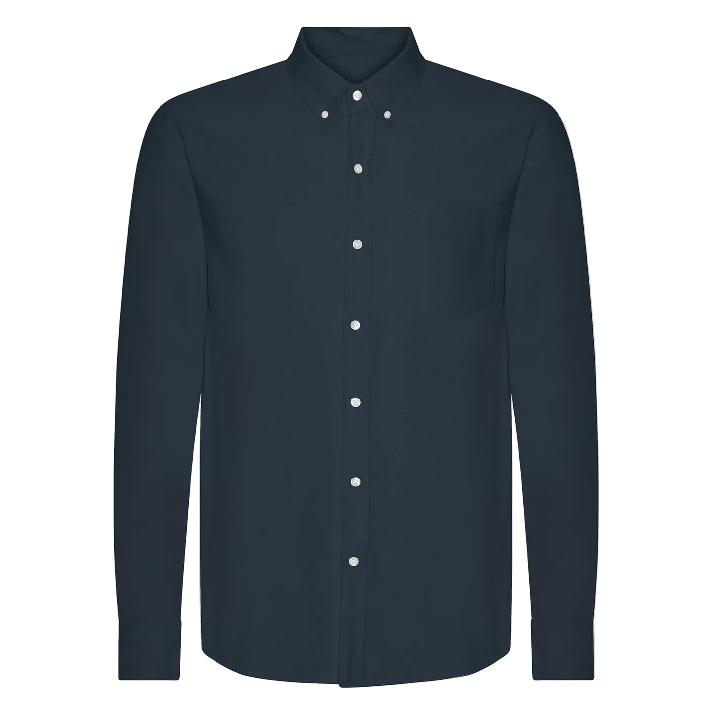 Colorful Standard Organic Button Navy Blue Shirt