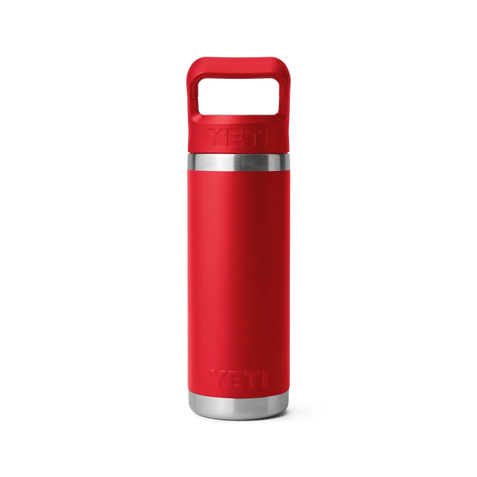 YETI Rambler 18 OZ Rescue Red Straw Bottle