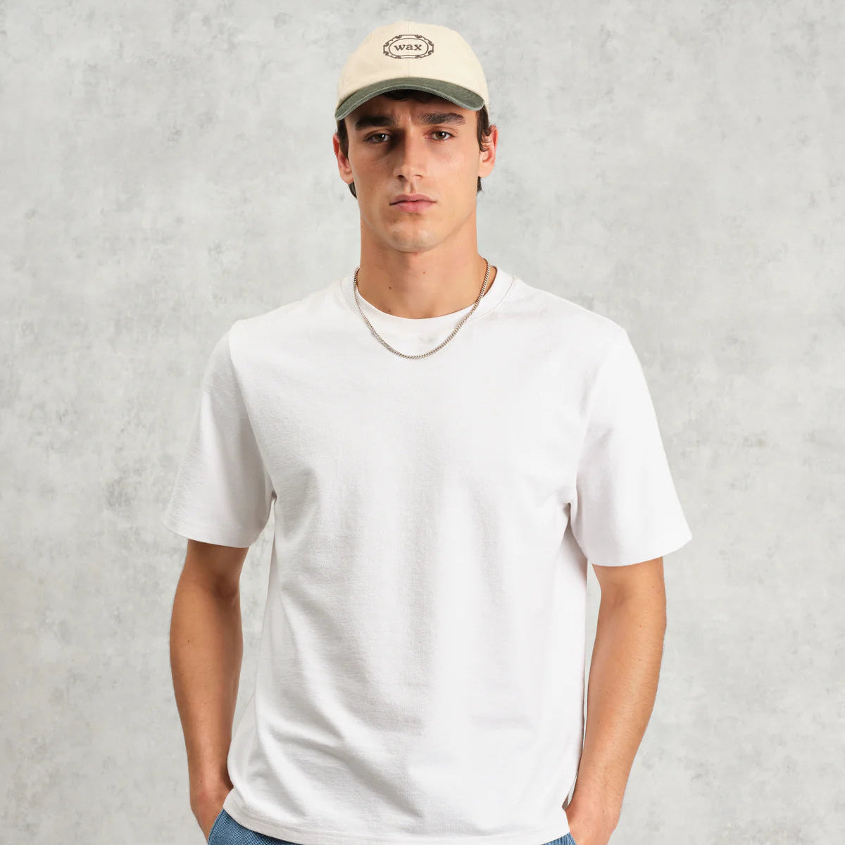 Wax London Sports Ecru Cap