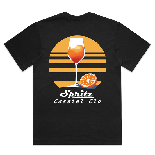 Cassiel Clo Spritz Box Black Tee