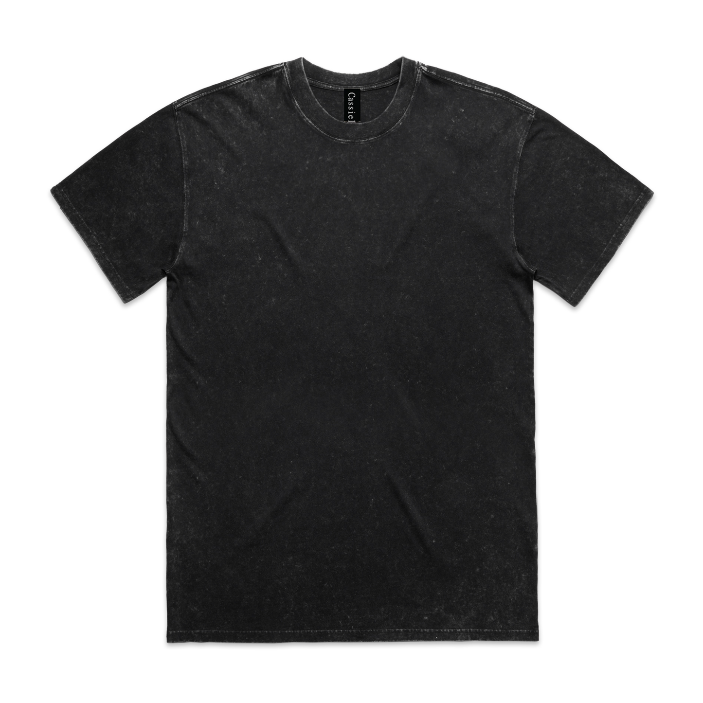 Cassiel Stone Wash Soft Touch Black Tee