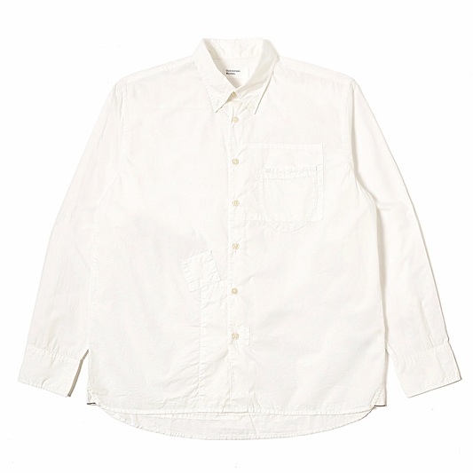 Universal Works Patched Lazy Day White Shirt