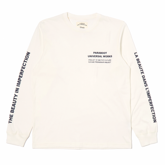Universal Works Long Sleeve White Top
