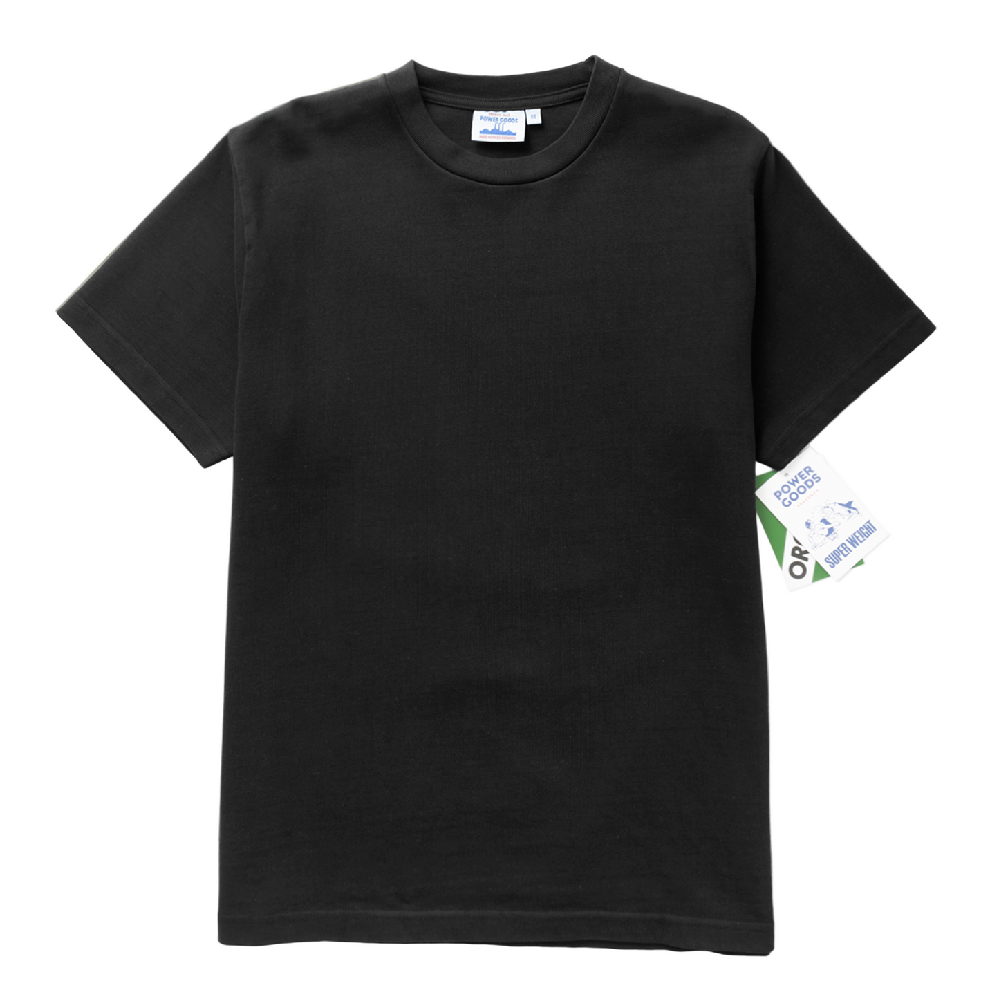 Power Goods Super Weight Black Tee