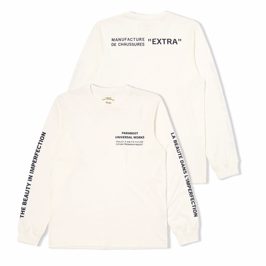 Universal Works Long Sleeve White Top