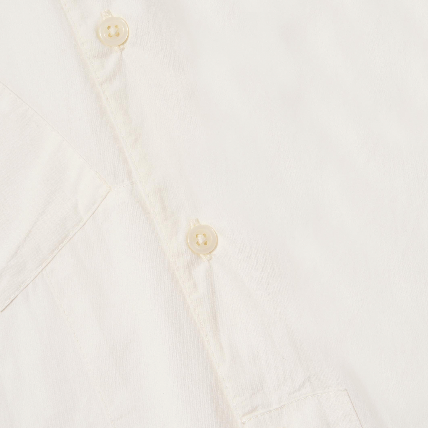 Universal Works Patched Lazy Day White Shirt