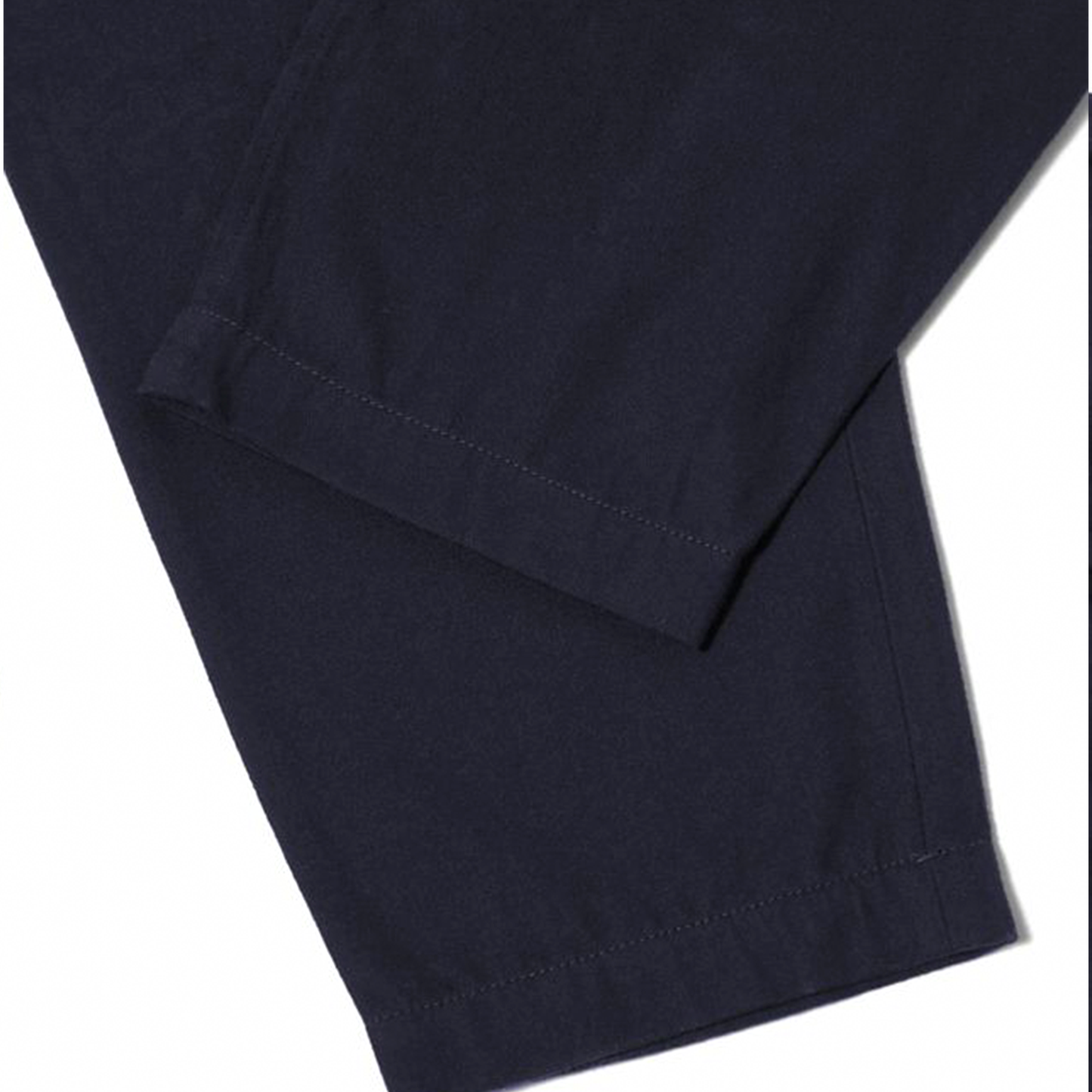 Universal Works Pleated Track Pant Brushed Moleskin Navy Trouser