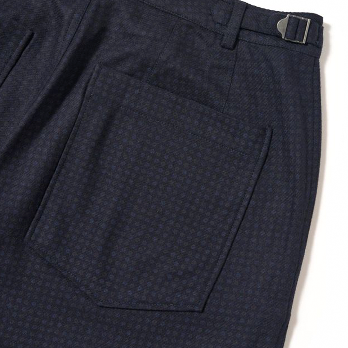 Universal Works Dutch Pant Dot Print Flannel Trouser