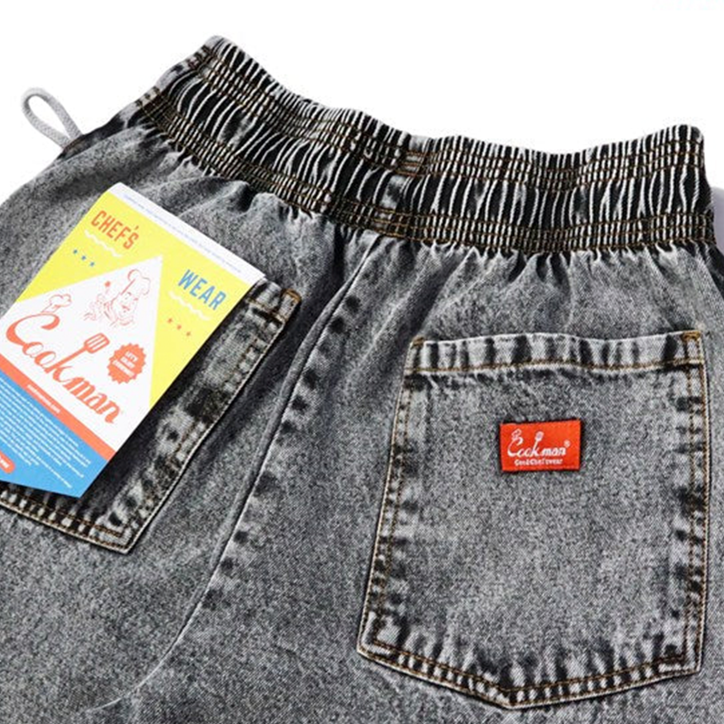 Cookman Chef Pant Snow Wash Denim