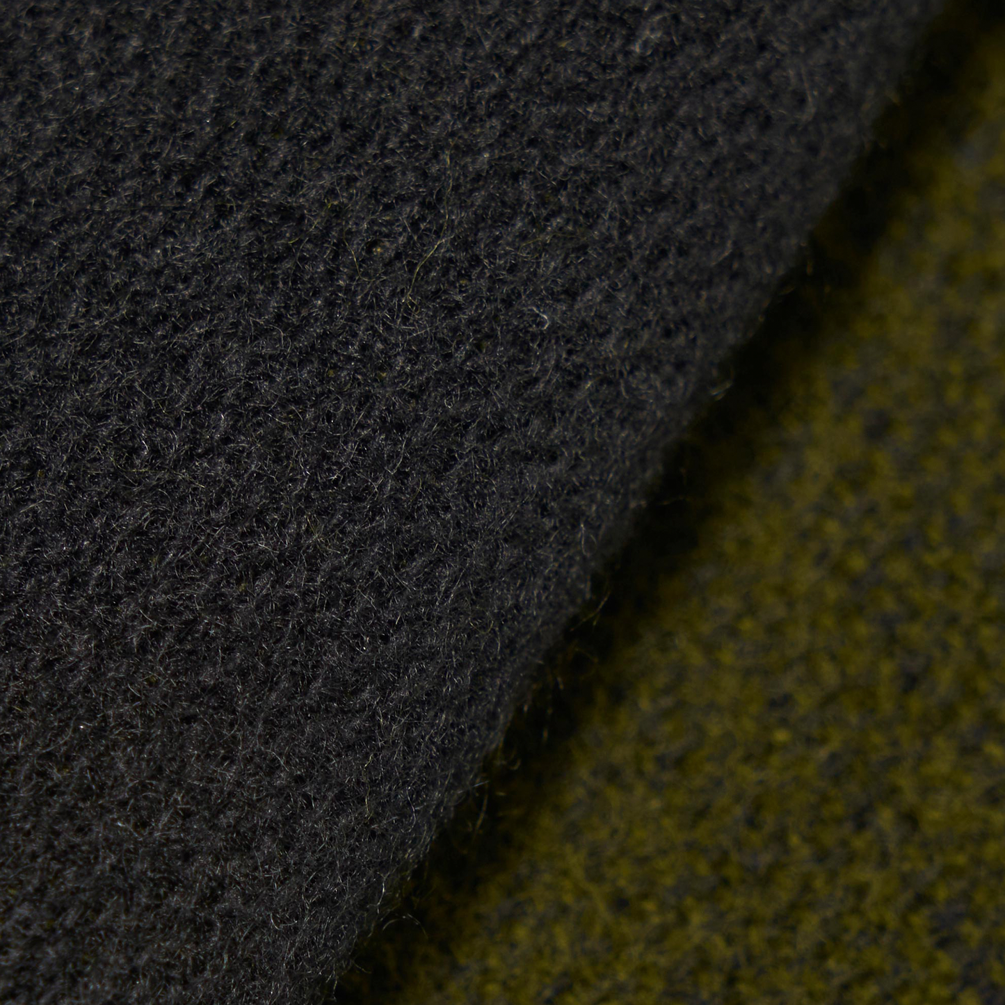Universal Works Double Sided Green Black Scarf