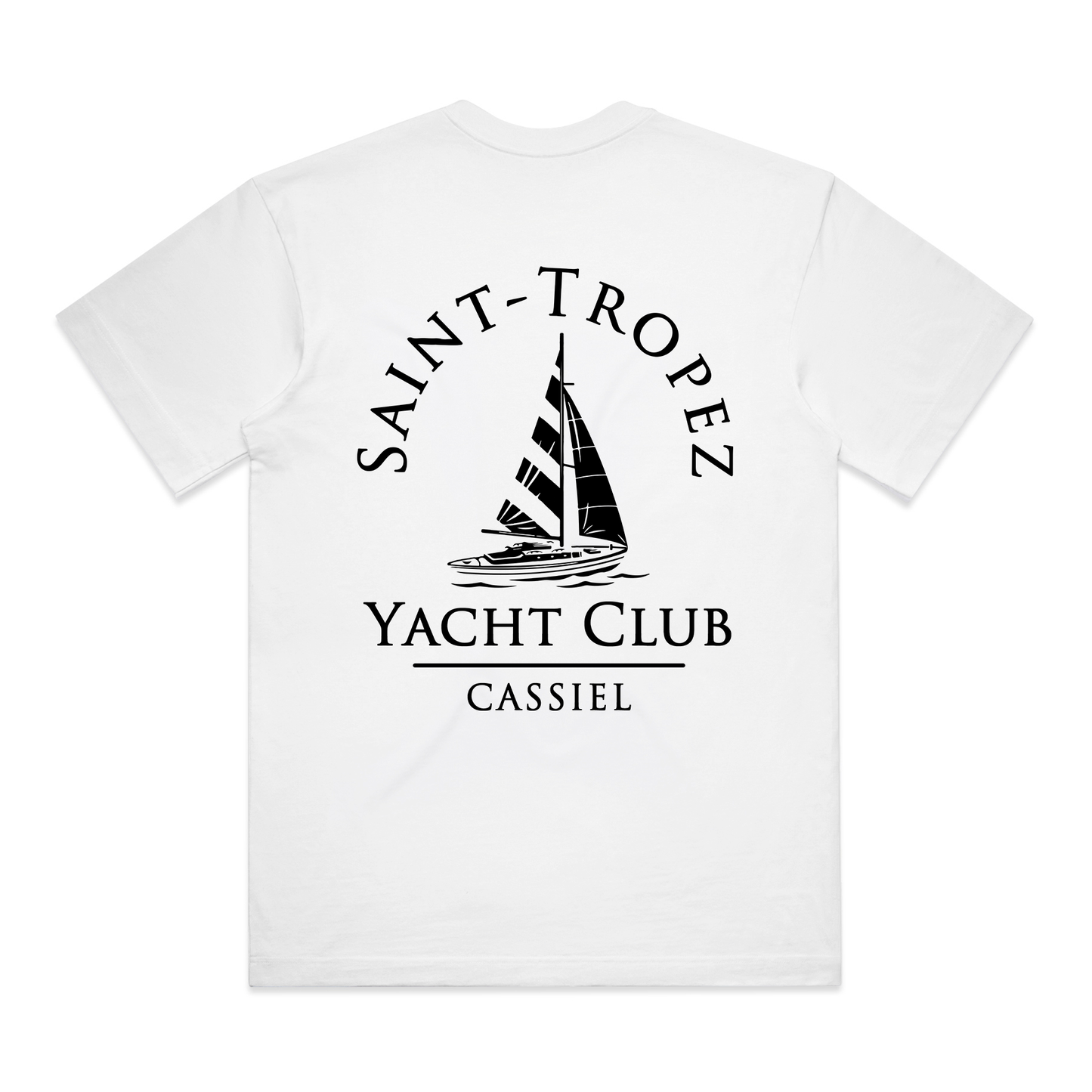 Cassiel Clo Saint Tropez Yacht Box White Tee