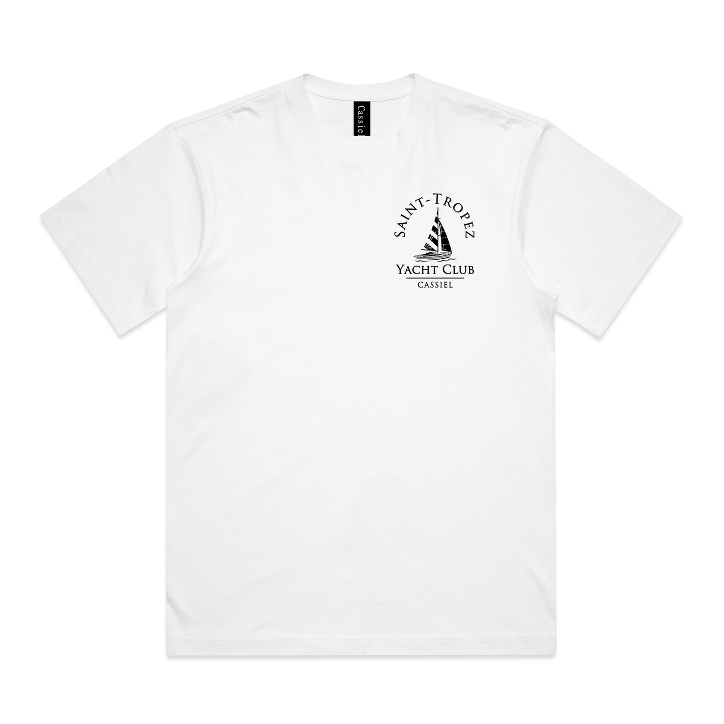 Cassiel Clo Saint Tropez Yacht Box White Tee