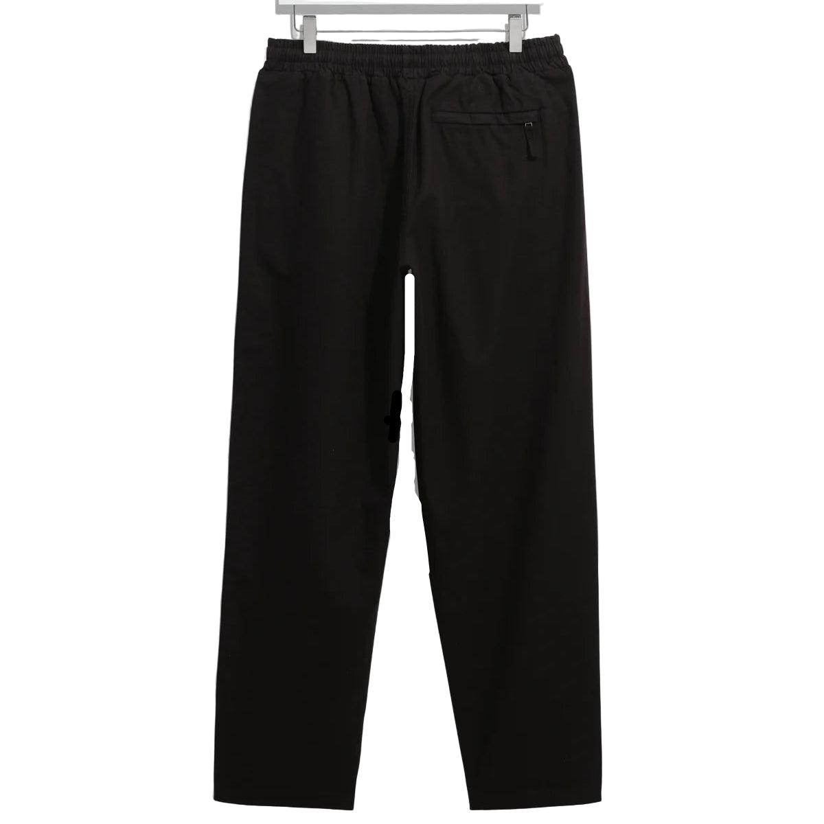 Wax London Tyne Ripstop Straight Leg Black Trouser