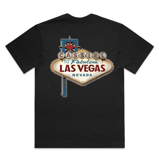 Cassiel Clo Las Vegas Box Black Tee